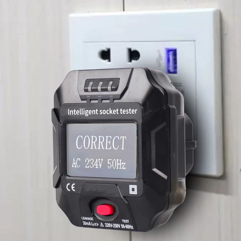 Power Tools Uk Review - Tooltop ET89ซ็อกเก็ตอัจฉริยะทดสอบตัวทดสอบแรงดันสายไฟของซ็อกเก็ตอัจฉริยะปลั๊กขั้วตรวจสอบเฟสอัจฉริยะปลั๊ก EU US UK