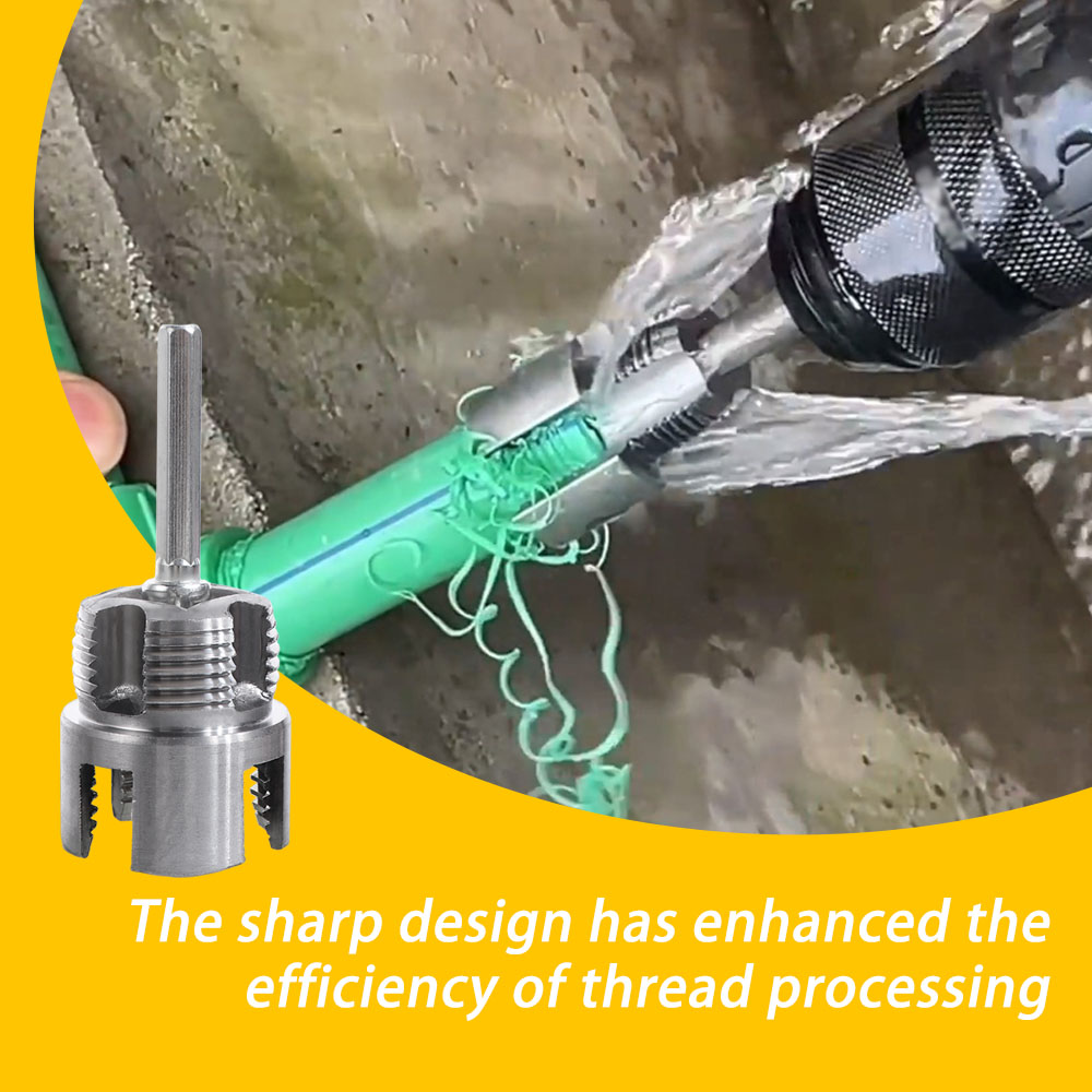 Power Tools Plumbing - เครื่องมือเกลียวท่อขนาด 1 นิ้ว อเนกประสงค์ สำหรับเกลียวในและเกลียวนอก PVC