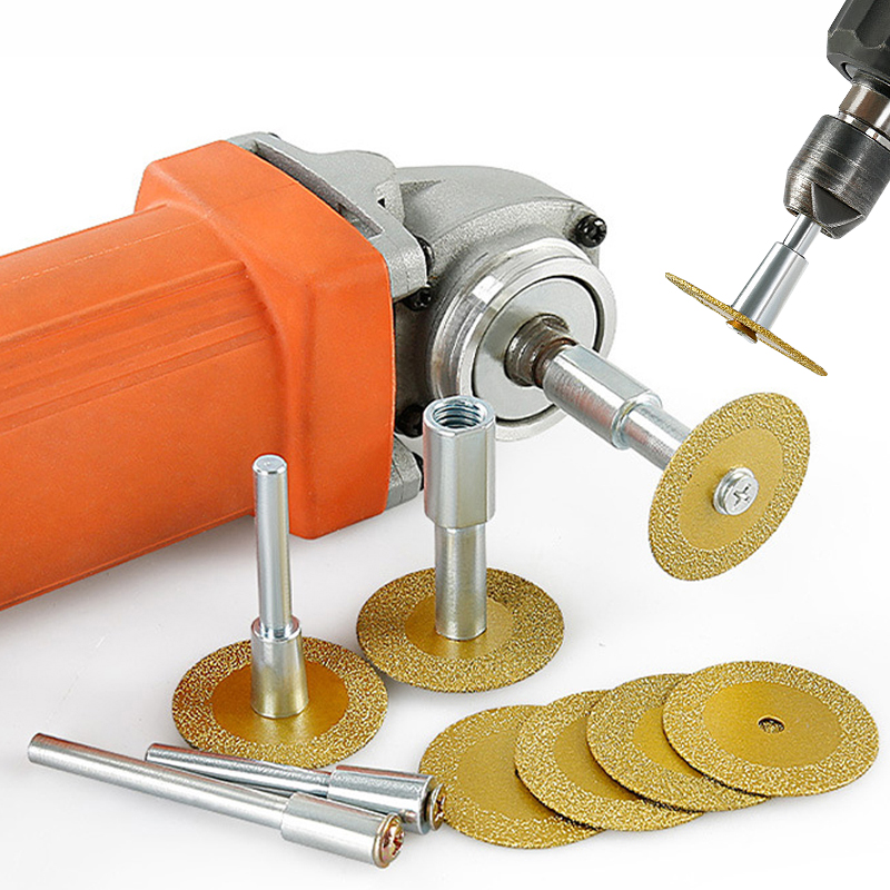 Power Tools Workshop - ใบเลื่อยเพชรขนาด 40 มม. พร้อมแกนต่อ M10 สำหรับเครื่องเจียรไฟฟ้าและสว่านมือ