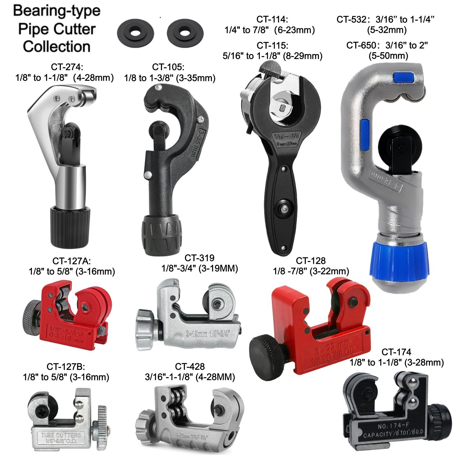 เครื่องตัดท่อแบบแบริ่ง แบบหมุน - Power Tools Plumbing บทวิจารณ์และราคา