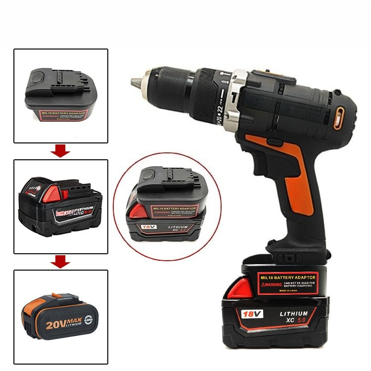 อะแดปเตอร์แบตเตอรี่เครื่องมือไ - Power Tools Orange บทวิจารณ์และราคา