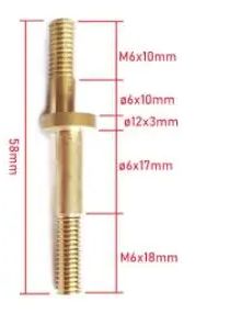 10ชิ้นเพลาทองแดง6*6*58มม, บาร์ - Power Tools Manufacturers In China บทวิจารณ์และราคา