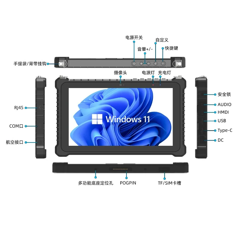 แท็บเล็ตอุตสาหกรรมสามป้องกัน ท - Power Tools Windows 10 บทวิจารณ์และราคา
