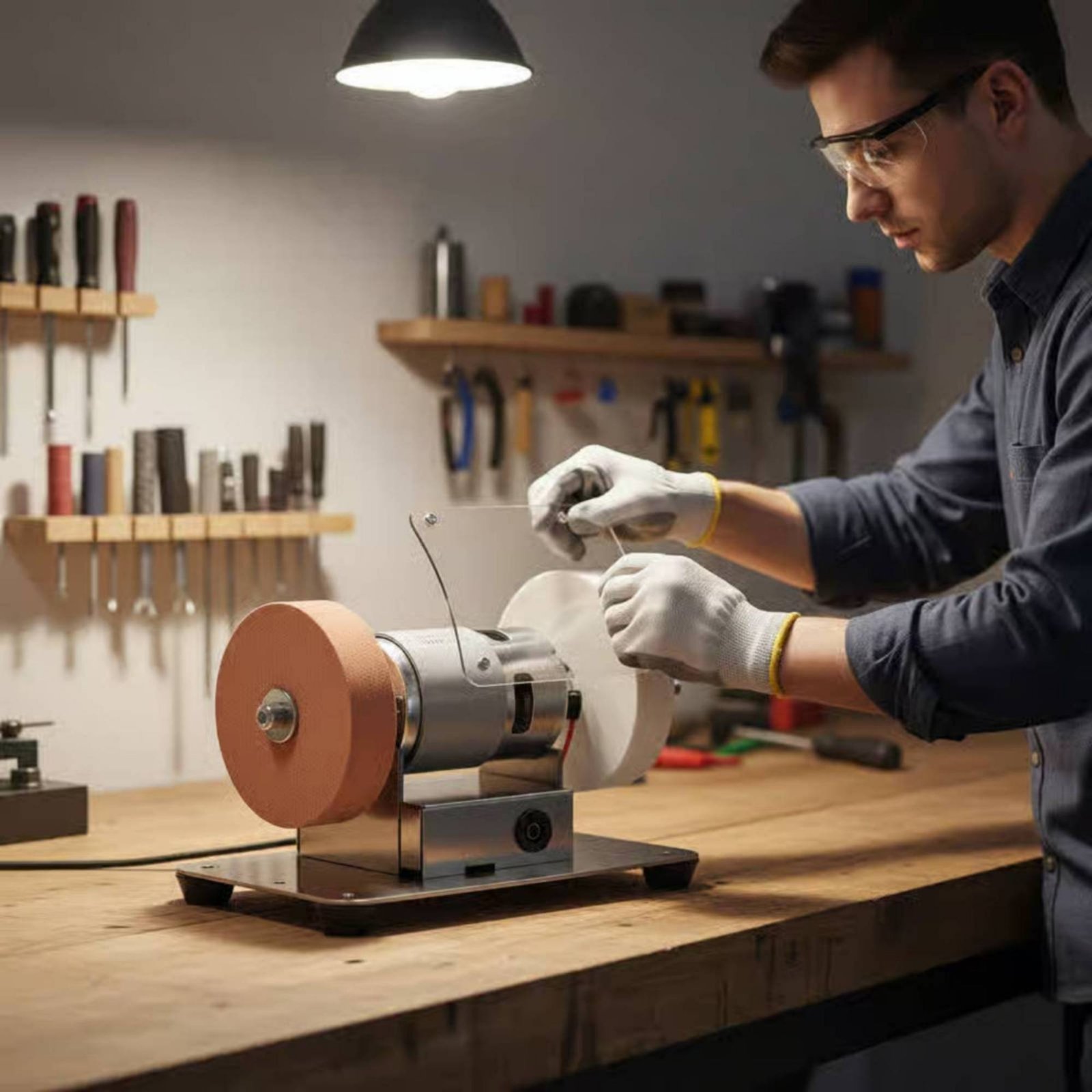 เครื่องเจียรมินิแบบตั้งโต๊ะอเน - Power Tools Workshop บทวิจารณ์และราคา