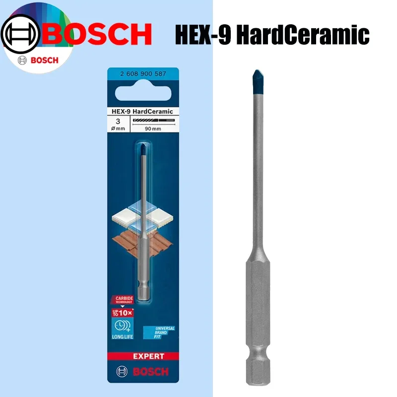 ดอกสว่านเซรามิกแข็ง BOSCH Hex- - Power Tools Workshop บทวิจารณ์และราคา