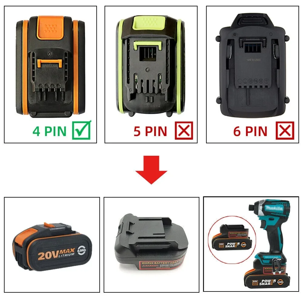 แปลงอะแดปเตอร์แบตเตอรี่สําหรับ - Power Tools Orange บทวิจารณ์และราคา