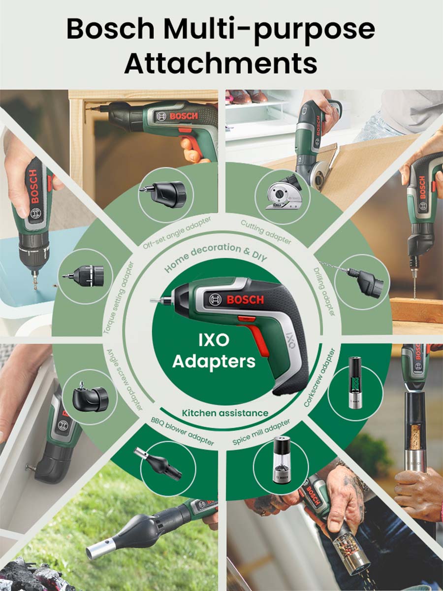 ไขควงไฟฟ้าไร้สาย Bosch IXO7 แบ - Power Tools Cordless บทวิจารณ์และราคา