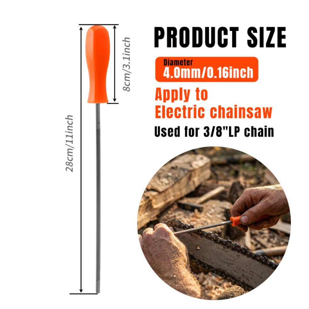 ตะไบโซ่เลื่อยหกเหลี่ยม ขนาด 4. - Power Tools Orange บทวิจารณ์และราคา