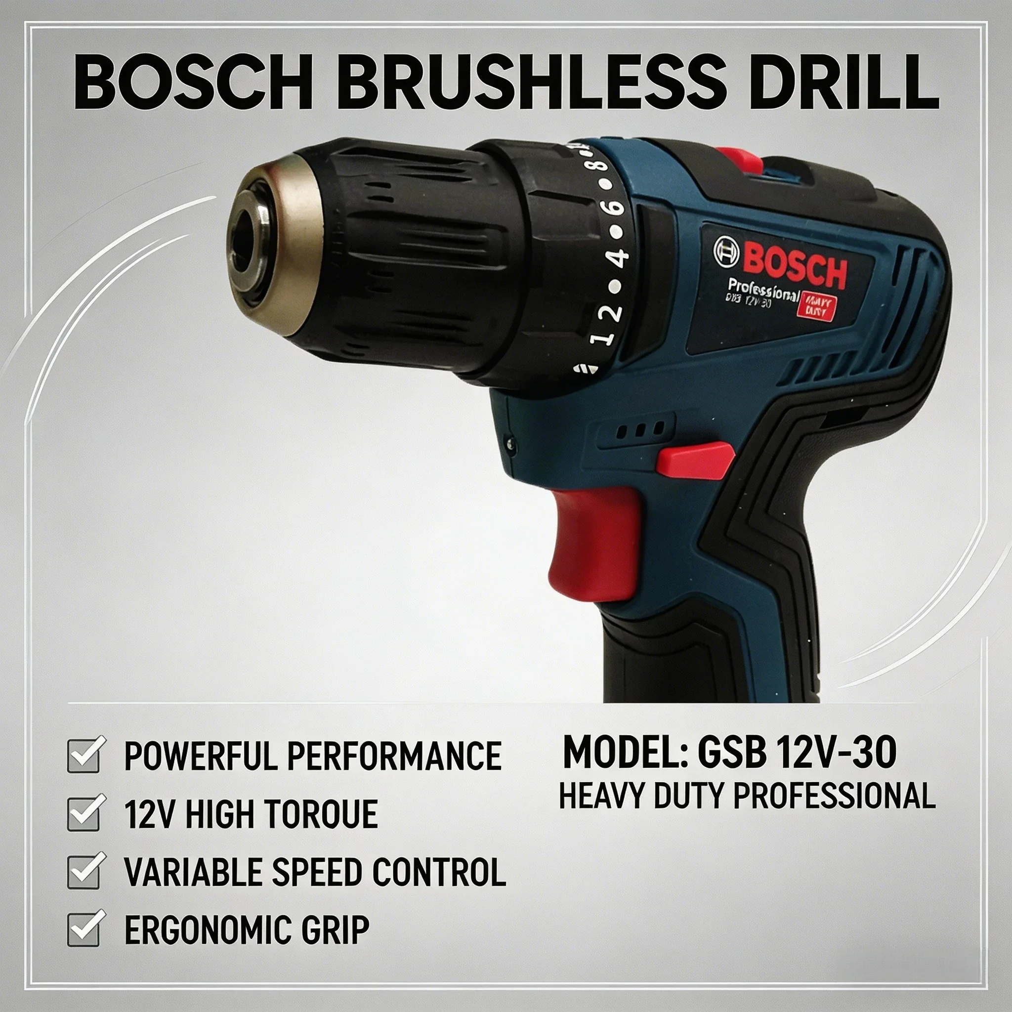 บ๊อช-GSB 12V-30 สว่านไฟฟ้าแบบม - Power Tools Cordless บทวิจารณ์และราคา