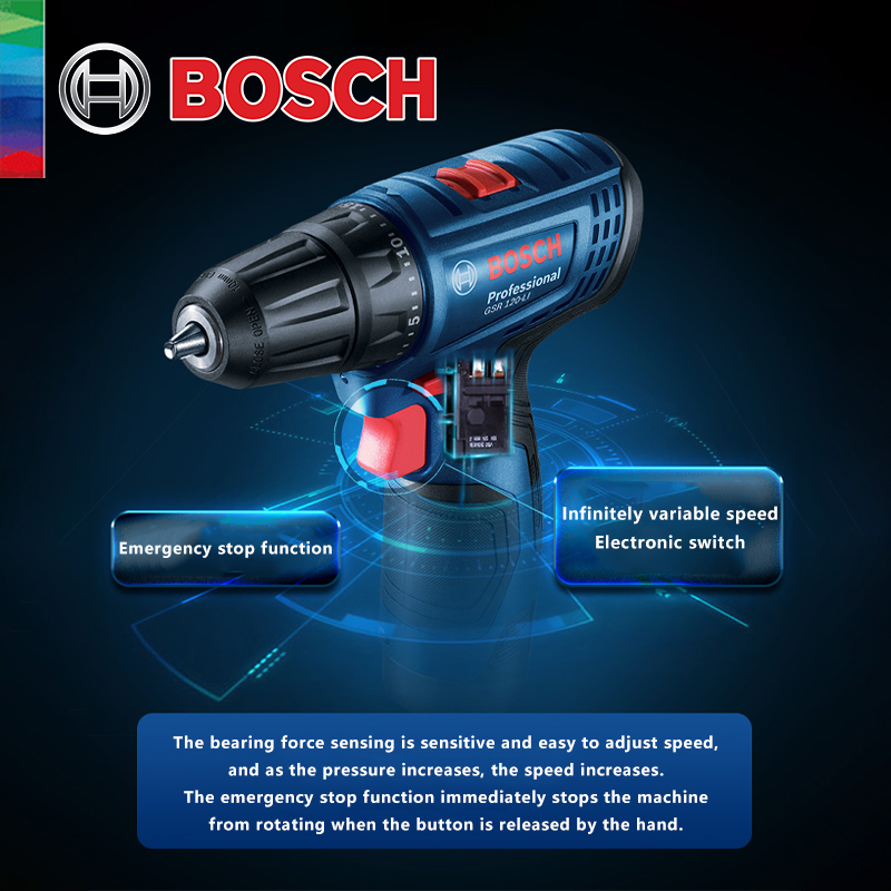 บ๊อช GSR 120-LI สว่านไฟฟ้าลิเธ - Power Tools Cordless บทวิจารณ์และราคา