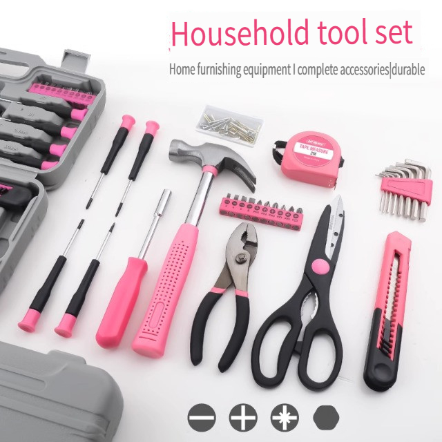 ชุดเครื่องมือ DIY สีชมพู 13 ชิ - Power Tools Plumbing บทวิจารณ์และราคา