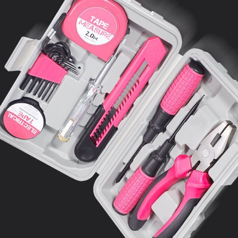 ชุดเครื่องมือ DIY สีชมพู 13 ชิ - Power Tools Plumbing บทวิจารณ์และราคา