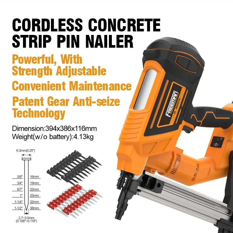 เครื่องตอกตะปูคอนกรีตไร้สาย 20 - Power Tools Cordless บทวิจารณ์และราคา
