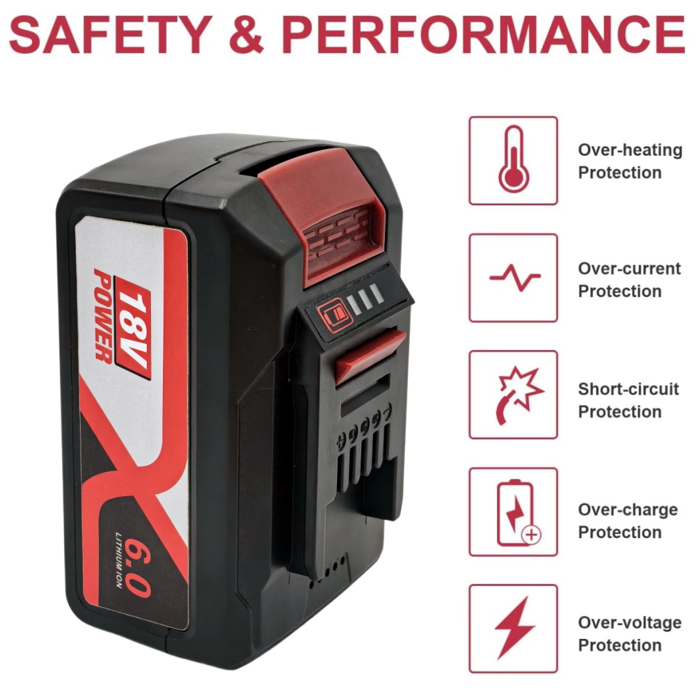 แบตเตอรี่ทดแทน 18V PXC1830 6.0 - Power Tools Einhell บทวิจารณ์และราคา