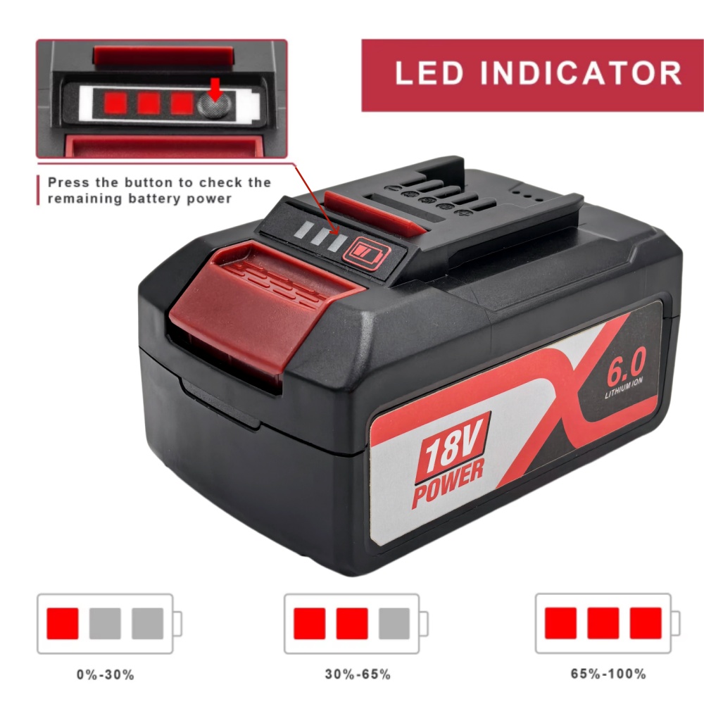 แบตเตอรี่ทดแทน 18V PXC1830 6.0 - Power Tools Einhell บทวิจารณ์และราคา