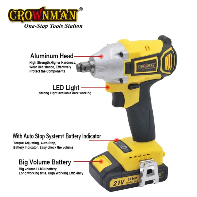 ประแจบลัชเลสไร้สาย แรงบิด 260- - Power Tools Cordless บทวิจารณ์และราคา